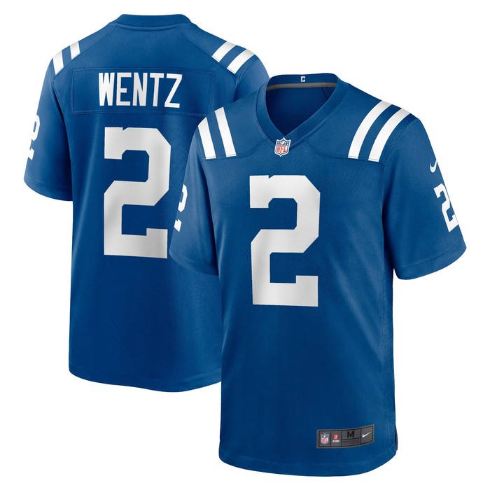 Carson Wentz Indianapolis Colts Game Jersey Royal Nfl - Cocomos