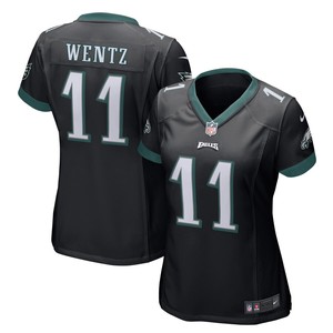 Carson Wentz Philadelphia Eagles Nike Womens Game Jersey - Black