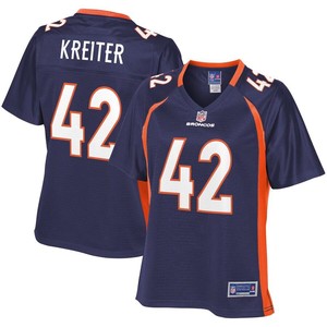 Casey Kreiter Denver Broncos Nfl Pro Line Womens Alternate Player Jersey - Navy