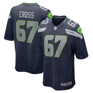 Charles Cross Seattle Seahawks 2022 Nfl Draft First Round Pick Game Jersey - College Navy Nfl