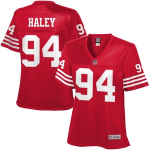 Charles Haley San Francisco 49ers Nfl Pro Line Womens Retired Player Jersey - Scarlet Nfl