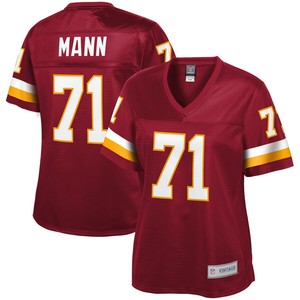 Charles Mann Washington Redskins Nfl Pro Line Womens Retired Player Jersey - Burgundy