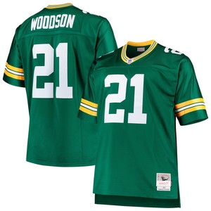 Charles Woodson Green Bay Packers Mitchell & Ness Big & Tall 2010 Retired Player Replica Jersey - Green Nfl