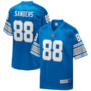 Charlie Sanders Detroit Lions Nfl Pro Line Replica Retired Player Jersey - Royal Nfl