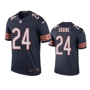 Chicago Bears #24 Buster Skrine Navy Color Rush Legend Jersey - Mens