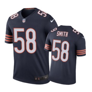 Chicago Bears #58 Roquan Smith Nike Color Rush Navy Jersey