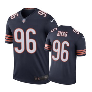 Chicago Bears #96 Akiem Hicks Nike Color Rush Navy Jersey - Cocomos