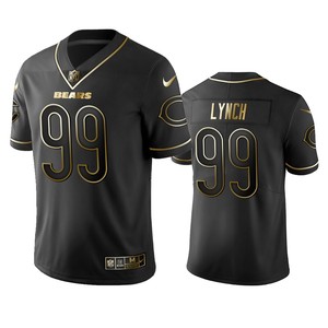 Chicago Bears Aaron Lynch Black Golden Edition 2019 Vapor Untouchable Limited Jersey - Mens