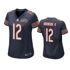 Chicago Bears Allen Robinson Ii Navy 100th Season Game Jersey - Womens