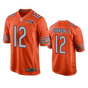 Chicago Bears Allen Robinson Ii Orange 100th Season Game Jersey - Mens