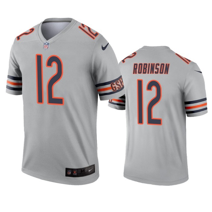 Chicago Bears Allen Robinson Silver Inverted Legend Jersey