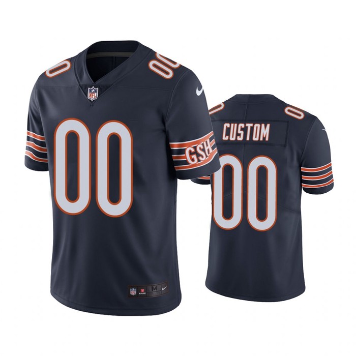 Chicago Bears Custom Navy Nike Color Rush Limited Jersey