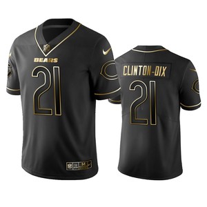 Chicago Bears Ha Ha Clinton-dix Black Golden Edition 2019 Vapor Untouchable Limited Jersey - Mens