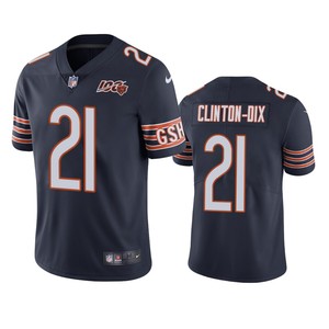 Chicago Bears Ha Ha Clinton-dix Navy 100th Season Limited Jersey - Mens