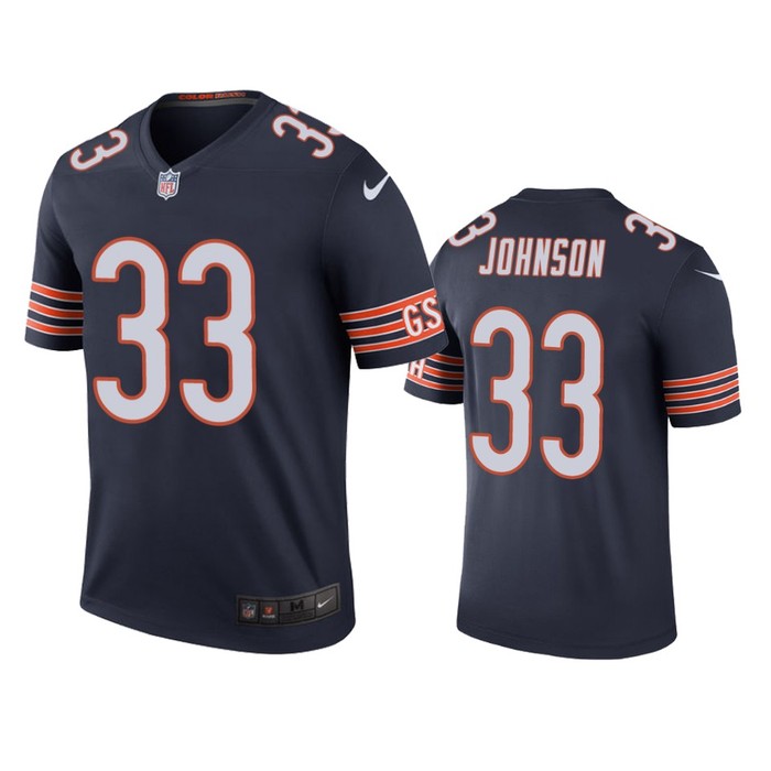 Chicago Bears Jaylon Johnson Navy Color Rush Legend Jersey