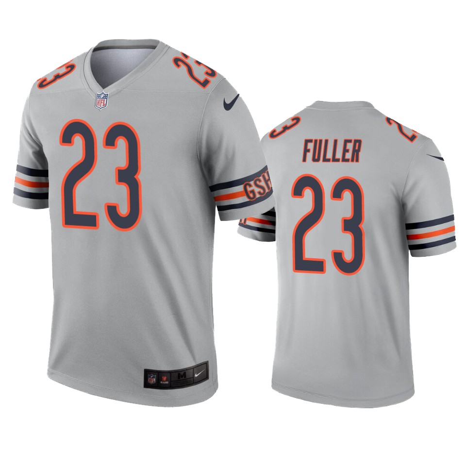 Chicago Bears Kyle Fuller Silver Inverted Legend Jersey - Cocomos