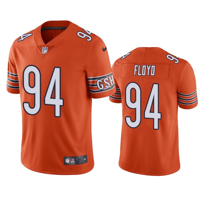 Chicago Bears Leonard Floyd Orange Vapor Limited Jersey