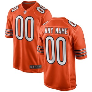 Chicago Bears Nike Youth Alternate Custom Game Jersey - Orange