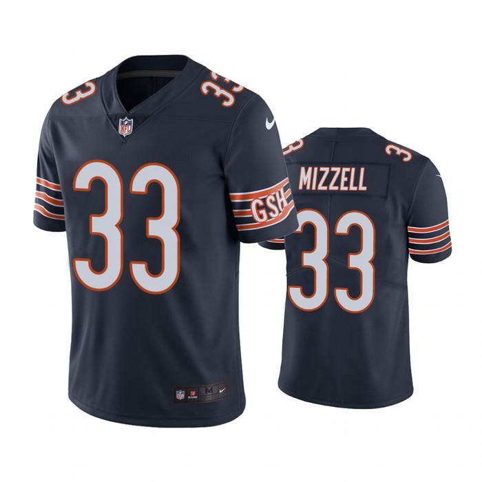 Chicago Bears Taquan Mizzell Navy Nike Color Rush Limited Jersey