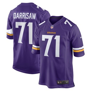 Christian Darrisaw Minnesota Vikings Game Jersey - Purple Nfl