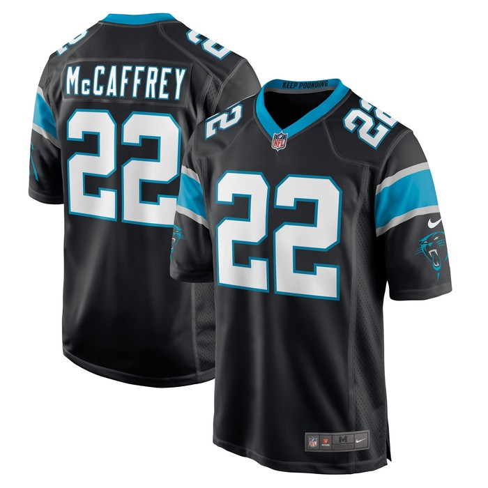 Christian Mccaffrey Carolina Panthers Game Jersey - Black Nfl