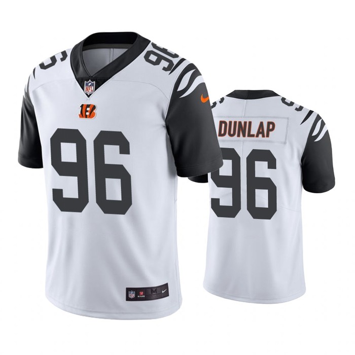 Cincinnati Bengals Carlos Dunlap White Nike Color Rush Limited Jersey