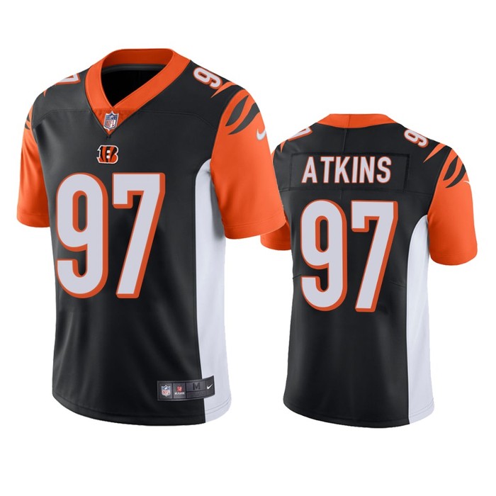 Cincinnati Bengals Geno Atkins Black Vapor Limited Jersey