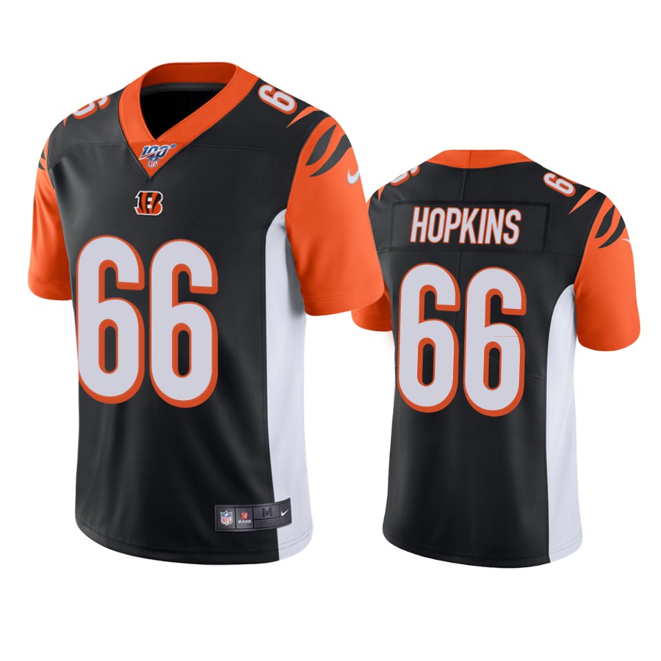 Cincinnati Bengals Trey Hopkins Black 100th Season Vapor Limited Jersey - Cocomos