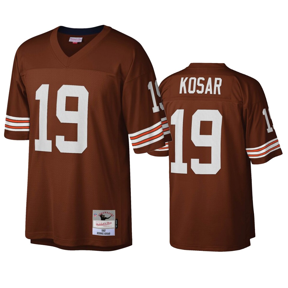 Cleveland Browns Bernie Kosar Brown Legacy Replica Jersey - Cocomos