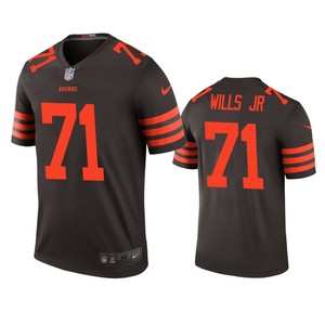 Cleveland Browns Jedrick Wills Brown Color Rush Legend Jersey - Mens