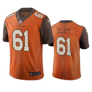 Cleveland Browns Jordan Elliott Brown City Edition Vapor Limited Jersey