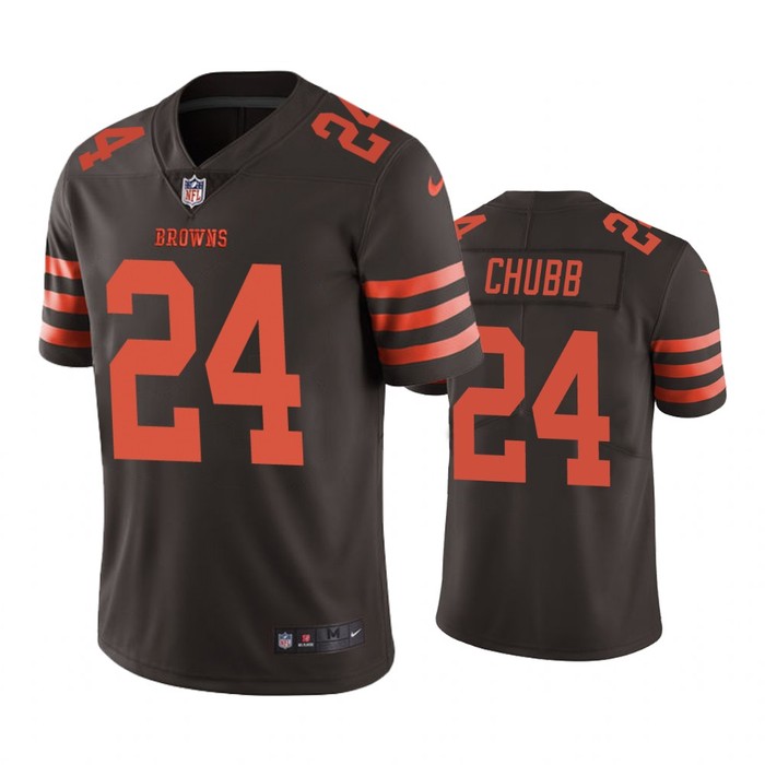 Cleveland Browns Nick Chubb Browns Nike Color Rush Limited Jersey