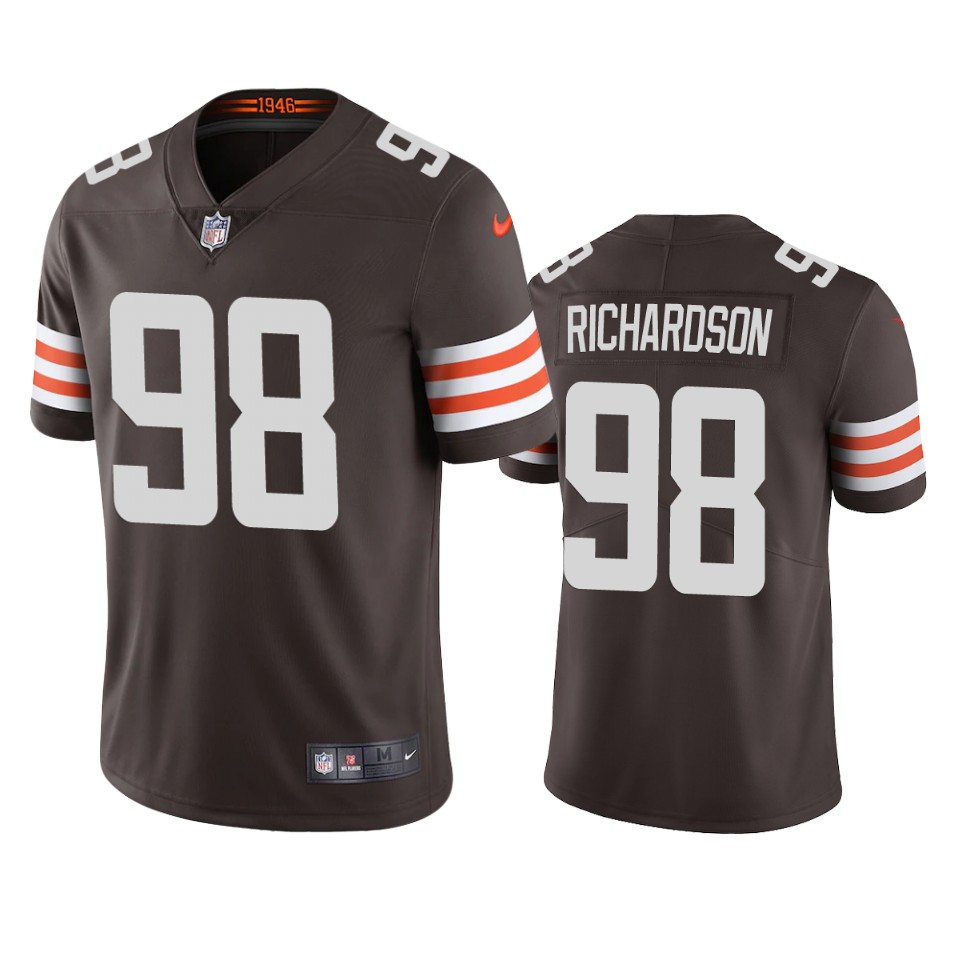 Cleveland Browns Sheldon Richardson Brown 2020 Vapor Limited Jersey - Mens - Cocomos