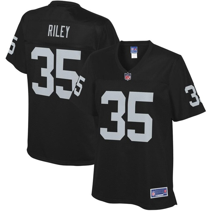 Curtis Riley Las Vegas Raiders Nfl Pro Line Womens Team Player Jersey - Black