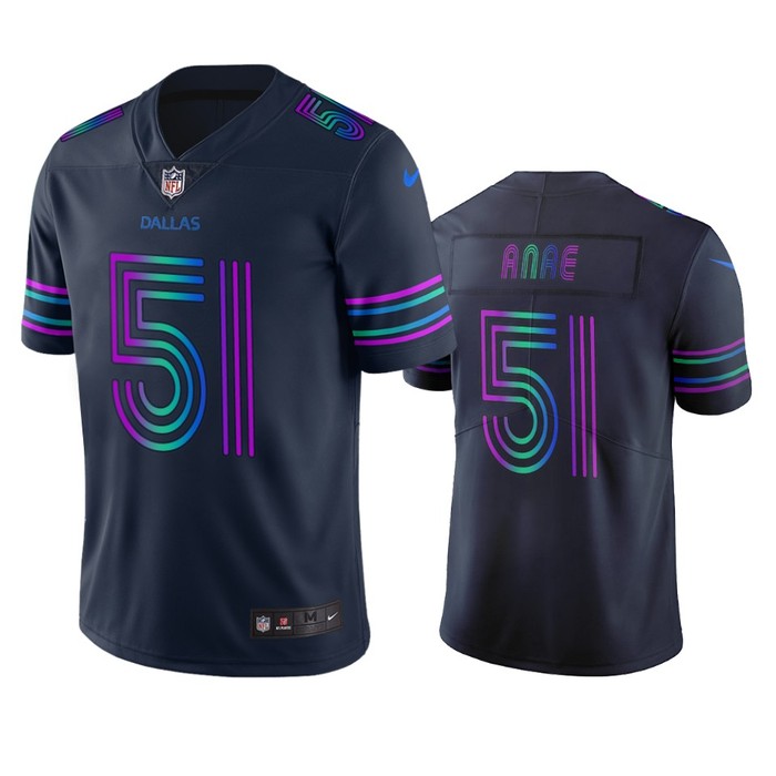 Dallas Cowboys Bradlee Anae Navy City Edition Vapor Limited Jersey