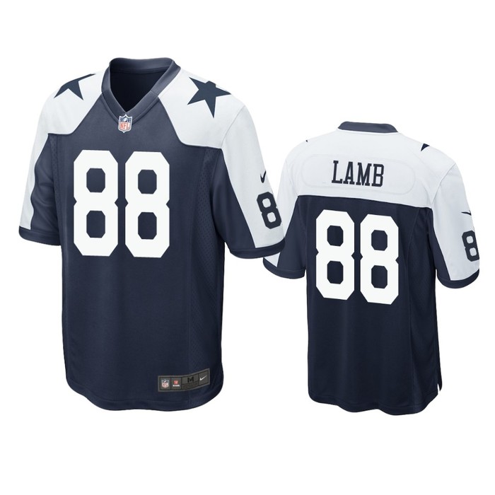 Dallas Cowboys Ceedee Lamb Navy 2020 Nfl Draft Alternate Game Jersey