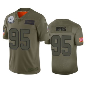 Dallas Cowboys David Irving Camo 2019 Salute To Service Limited Jersey