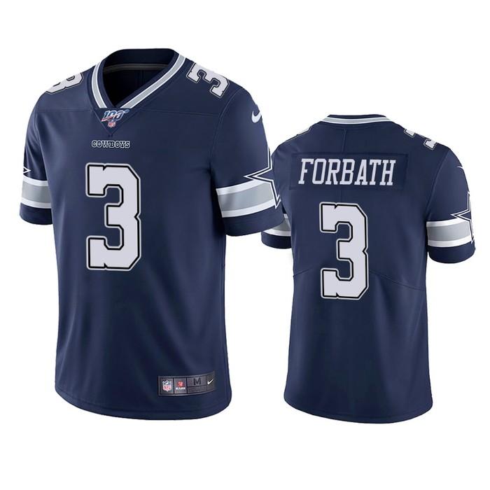 Dallas Cowboys Kai Forbath Navy 100th Season Vapor Limited Jersey