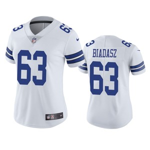 Dallas Cowboys Tyler Biadasz White Vapor Untouchable Limited Jersey - Cocomos