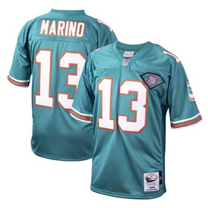 Dan Marino Miami Dolphins Mitchell & Ness 1994 Authentic Throwback Retired Player Jersey - Aqua Nfl