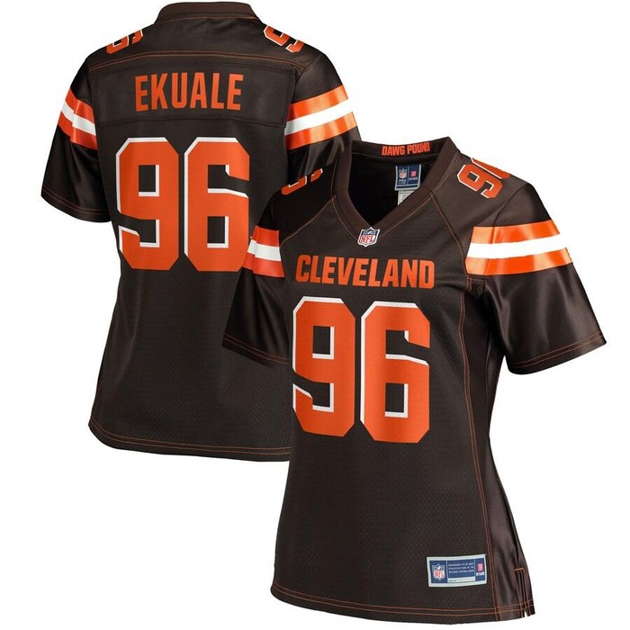 Daniel Ekuale Cleveland Browns Nfl Pro Line Womens Player Jersey - Brown