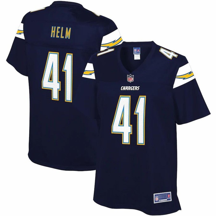 Daniel Helm Los Angeles Chargers Nfl Pro Line Womens Team Player Jersey - Navy - Cocomos