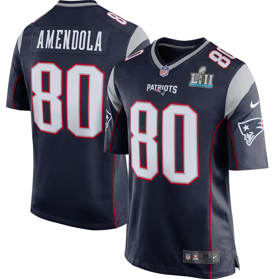 Danny Amendola New England Patriots Nike Super Bowl Lii Bound Game Jersey - Navy - Cocomos