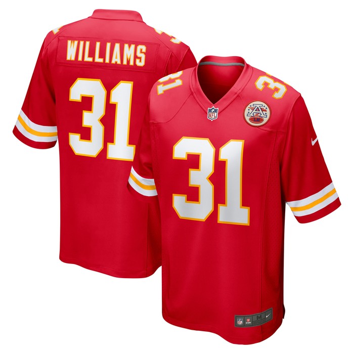 Darrel Williams Kansas City Chiefs Game Jersey - Red Nfl