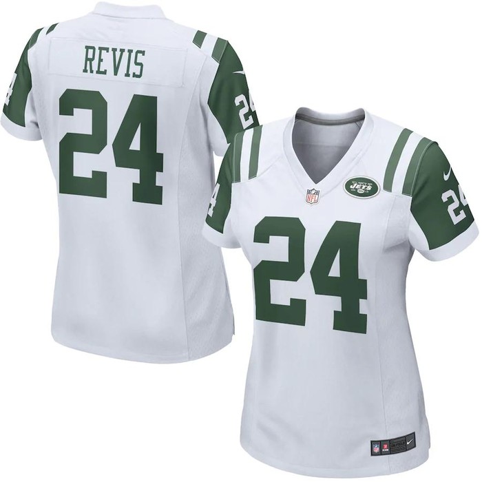 Darrelle Revis New York Jets Nike Womens Game Jersey - White