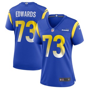 David Edwards Los Angeles Rams Womens Game Jersey - Royal Nfl