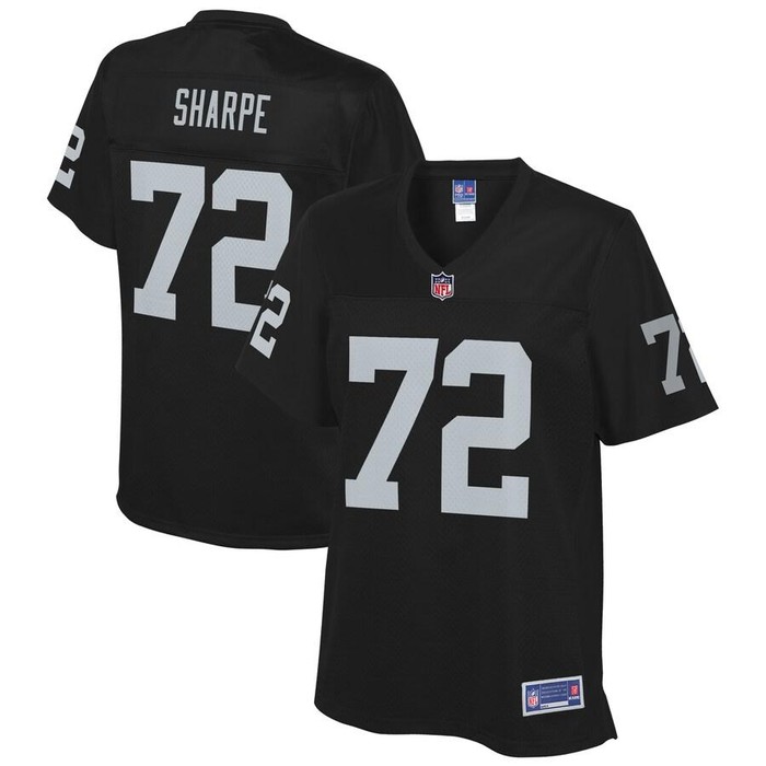 David Sharpe Las Vegas Raiders Nfl Pro Line Womens Team Player Jersey - Black