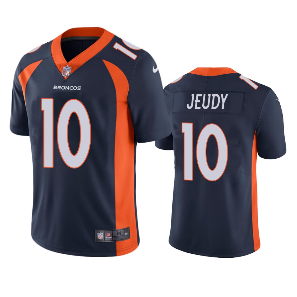 Denver Broncos Jerry Jeudy Navy 2020 Nfl Draft Vapor Limited Jersey - Cocomos