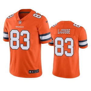 Denver Broncos Matt Lacosse Orange Nike Color Rush Limited Jersey