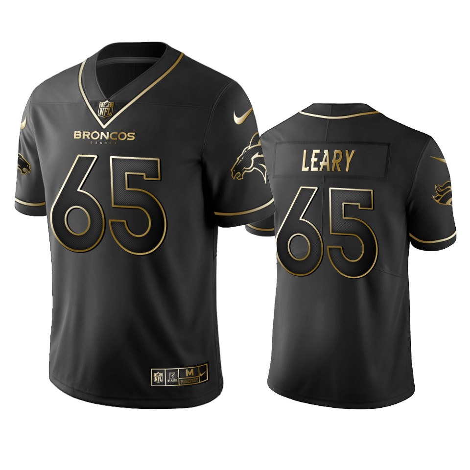 Denver Broncos Ronald Leary Black Golden Edition 2019 Vapor Untouchable Limited Jersey - Mens - Cocomos